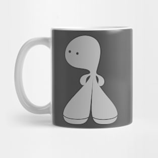 Cute Propeller Guy in Grey Mug